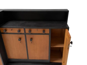 Oak Modernist Art Deco Sideboard or Credenza by Cor Alons, 1927